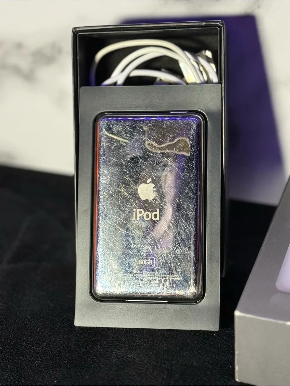 Apple iPod Classic Silver with White Click Wheel